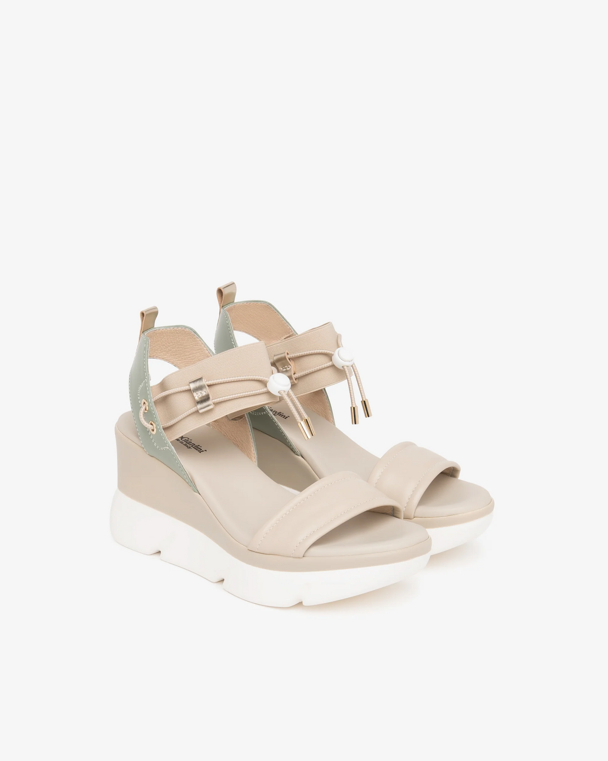 NeroGiardini - E616065D Nude Wedge Sandal