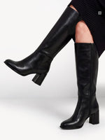 Tamaris - 25515 Black Knee High Boot [Narrow Calf]