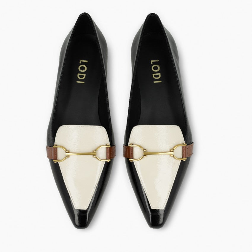 Lodi - BED5530 Black and Cream Loafer