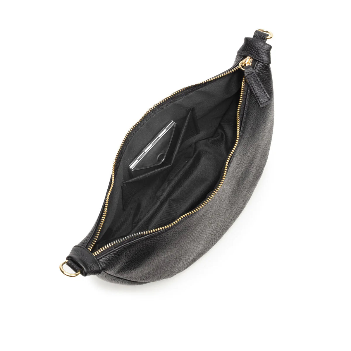 Elie Beaumont - Hobo Black Leather Bag