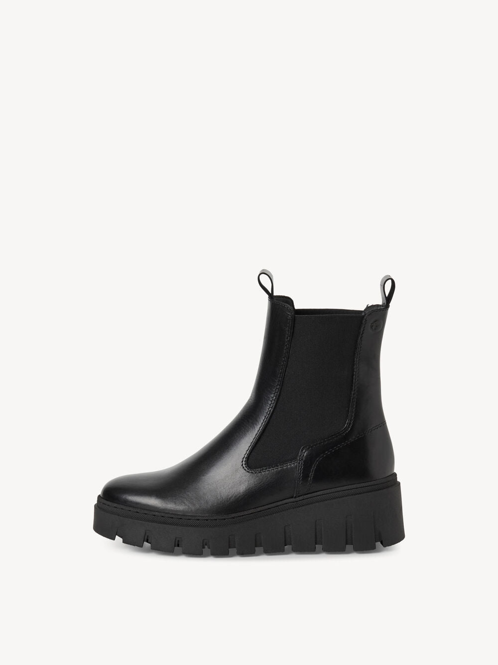 Tamaris - 25489 Black Chelsea Platform Boot