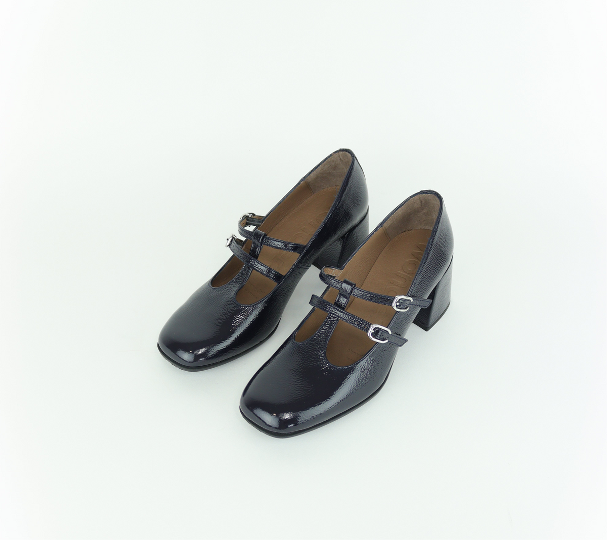 Wonders - H-6602 Navy Patent Mary Jane