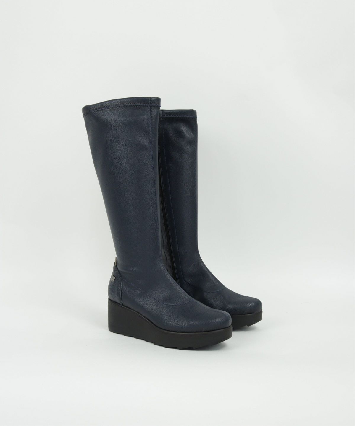 Jose Saenz - 6428 Navy Wedge Sock Boot