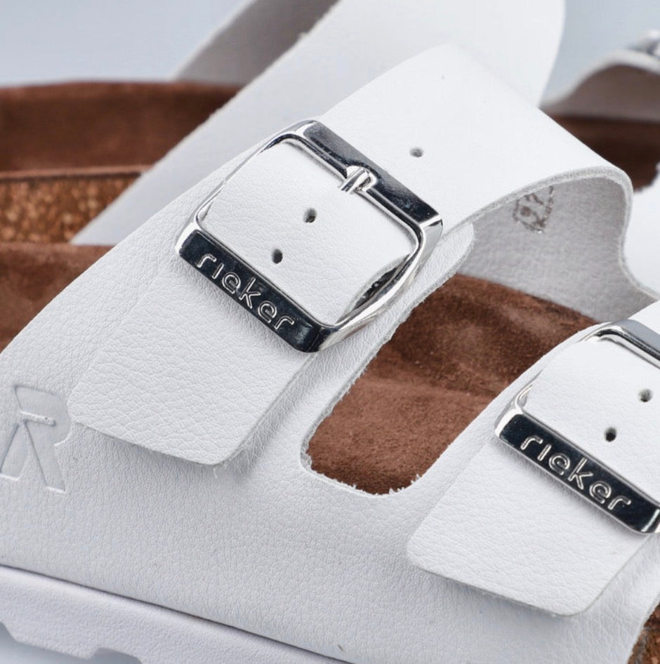 Rieker - V3190-80 White Mule