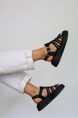 Xti - 145238 Black Gladiator Sandal