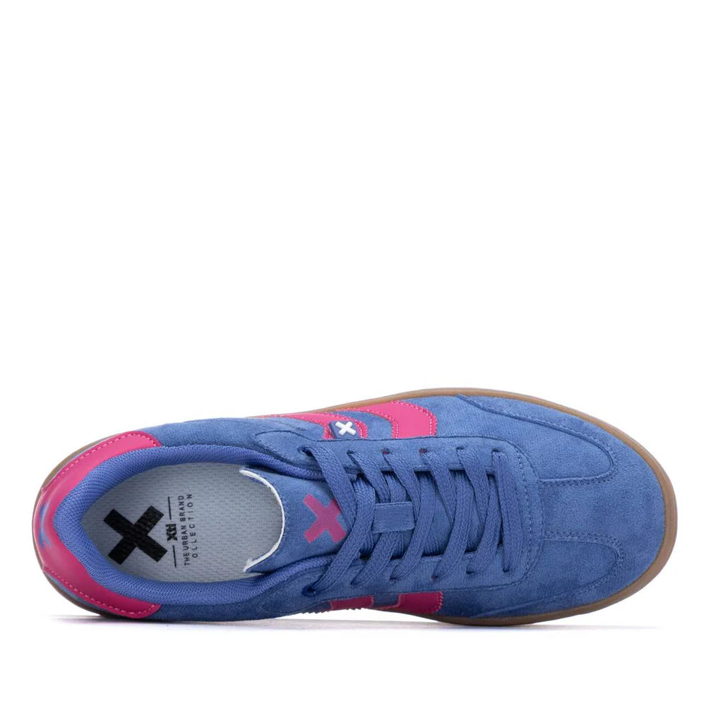 Xti - 144586 Blue and Pink Platform Trainer