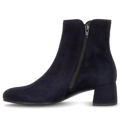 Gabor - 8036.01 Navy Suede Ankle Boot