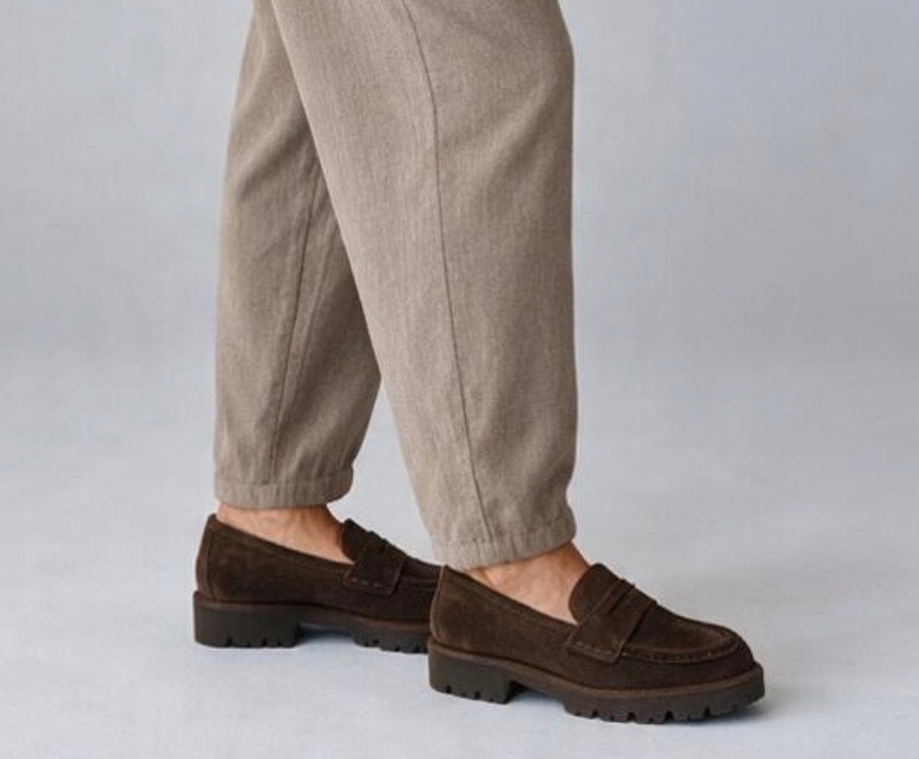 Unisa - Fonti Brown Suede Loafer