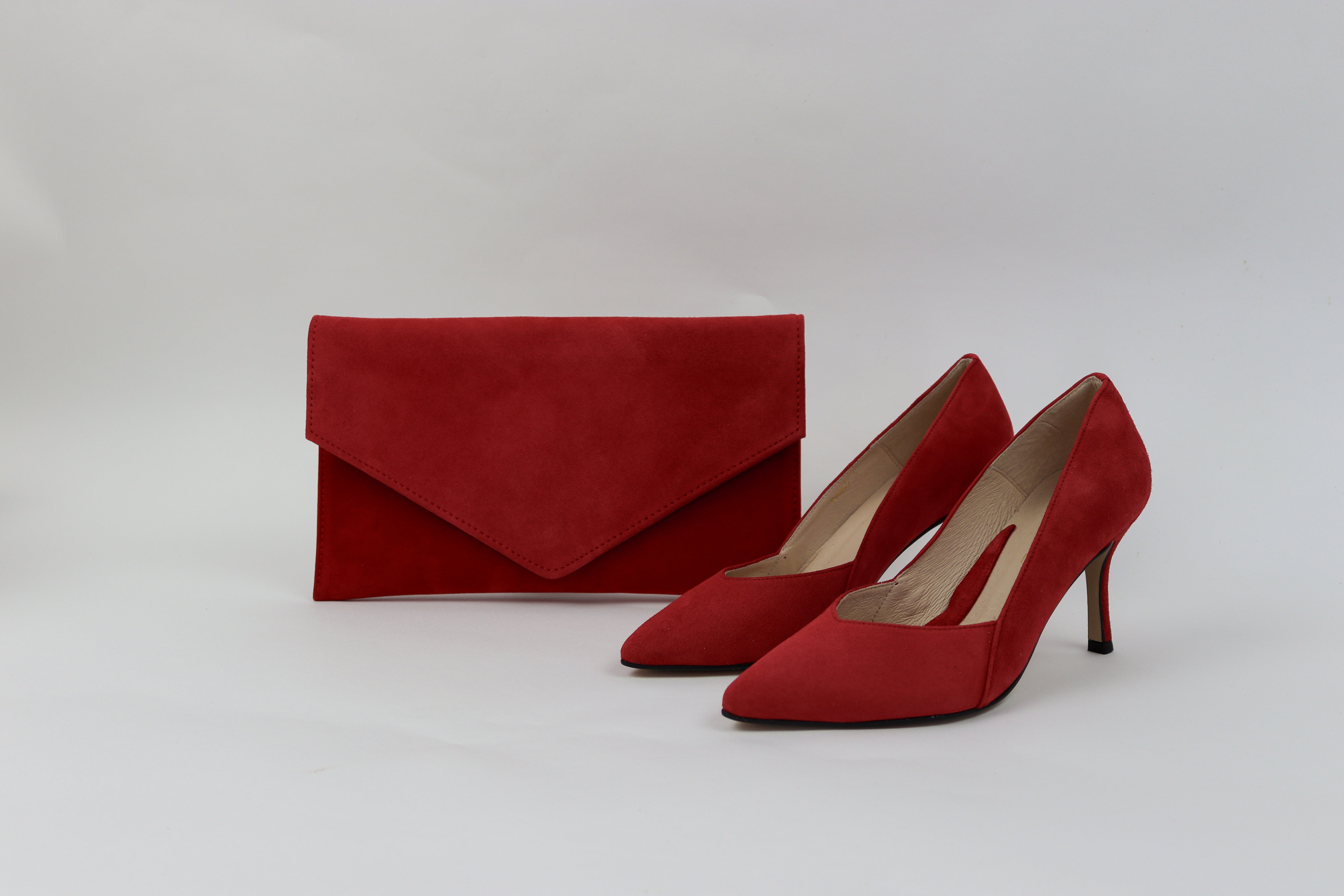 Rachels - Red Suede Clutch