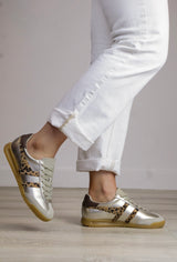 Gola - Torpedo Glimmer Gold/Leopard Trainer