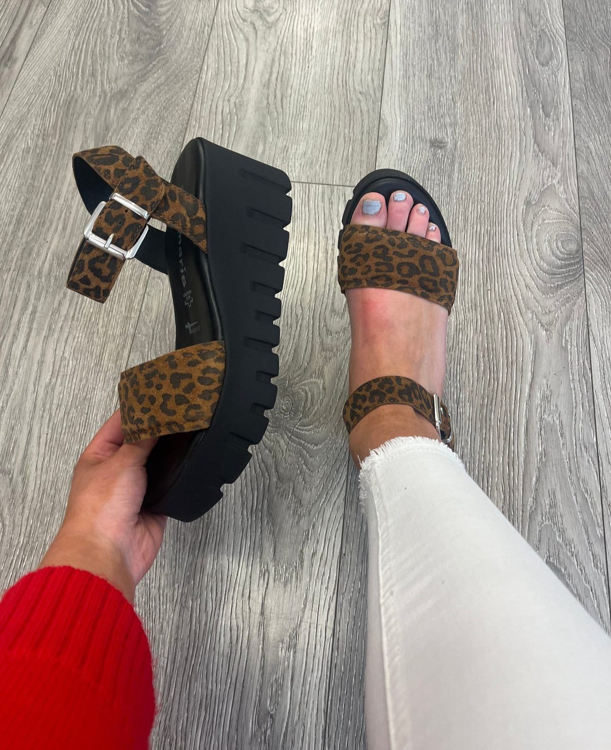 Tamaris - 28712 Leopard Wedge Sandal