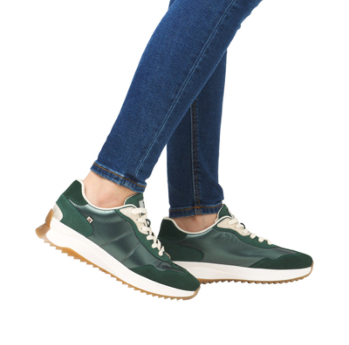 Rieker - W1306-54 Green Laced Trainer