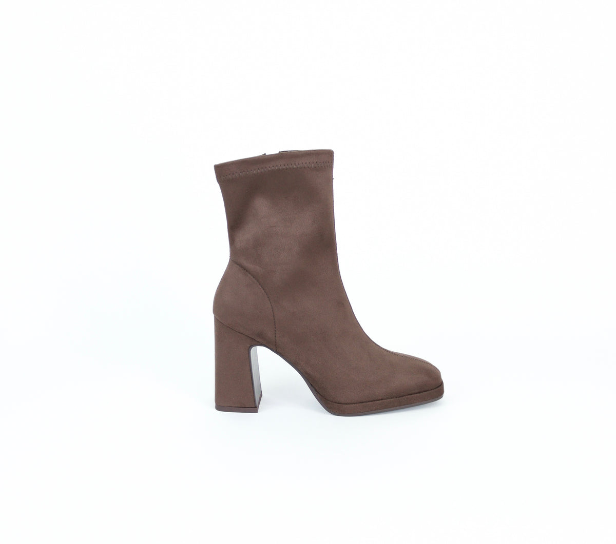 Lodi - Laira Brown Platform Sock Boot