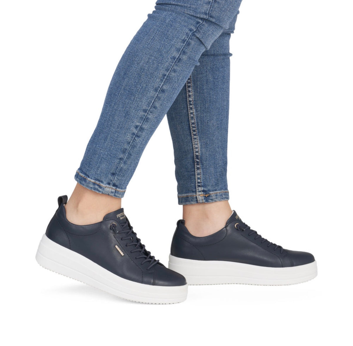 Remonte - D1C12-14 Navy Slip on Trainer