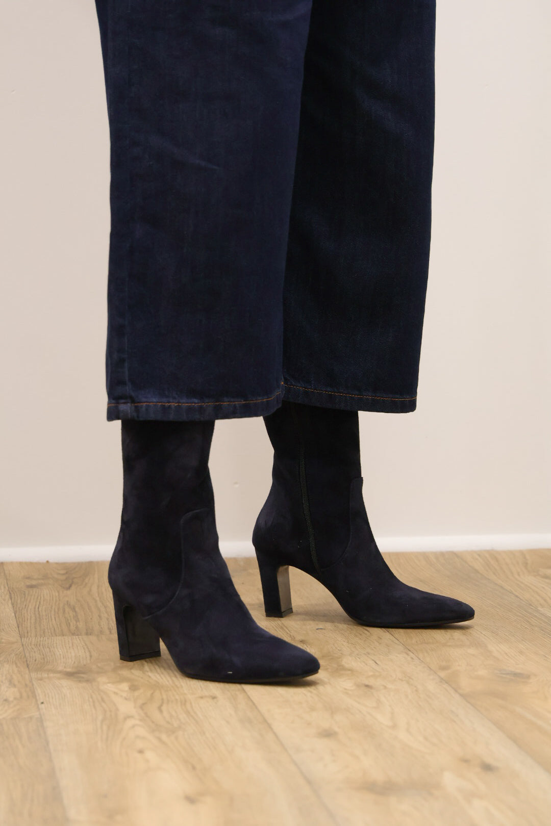 Rachels - RHEA3 Navy Knee High Boot