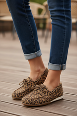 Nerogiardini - I617301D Leopard Boat Shoe