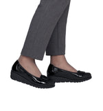 Rieker - L5362 Black Patent Wedge Pump