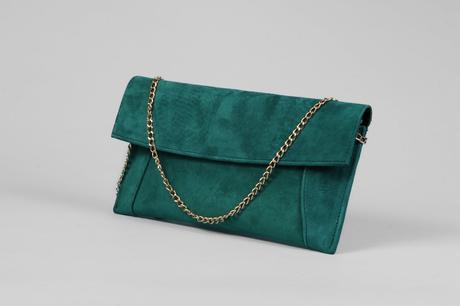Rachels - Green Envelope Clutch