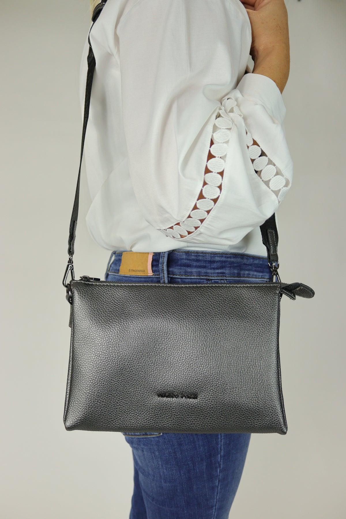 Marco Tozzi - 61127 Pewter Crossbody Bag