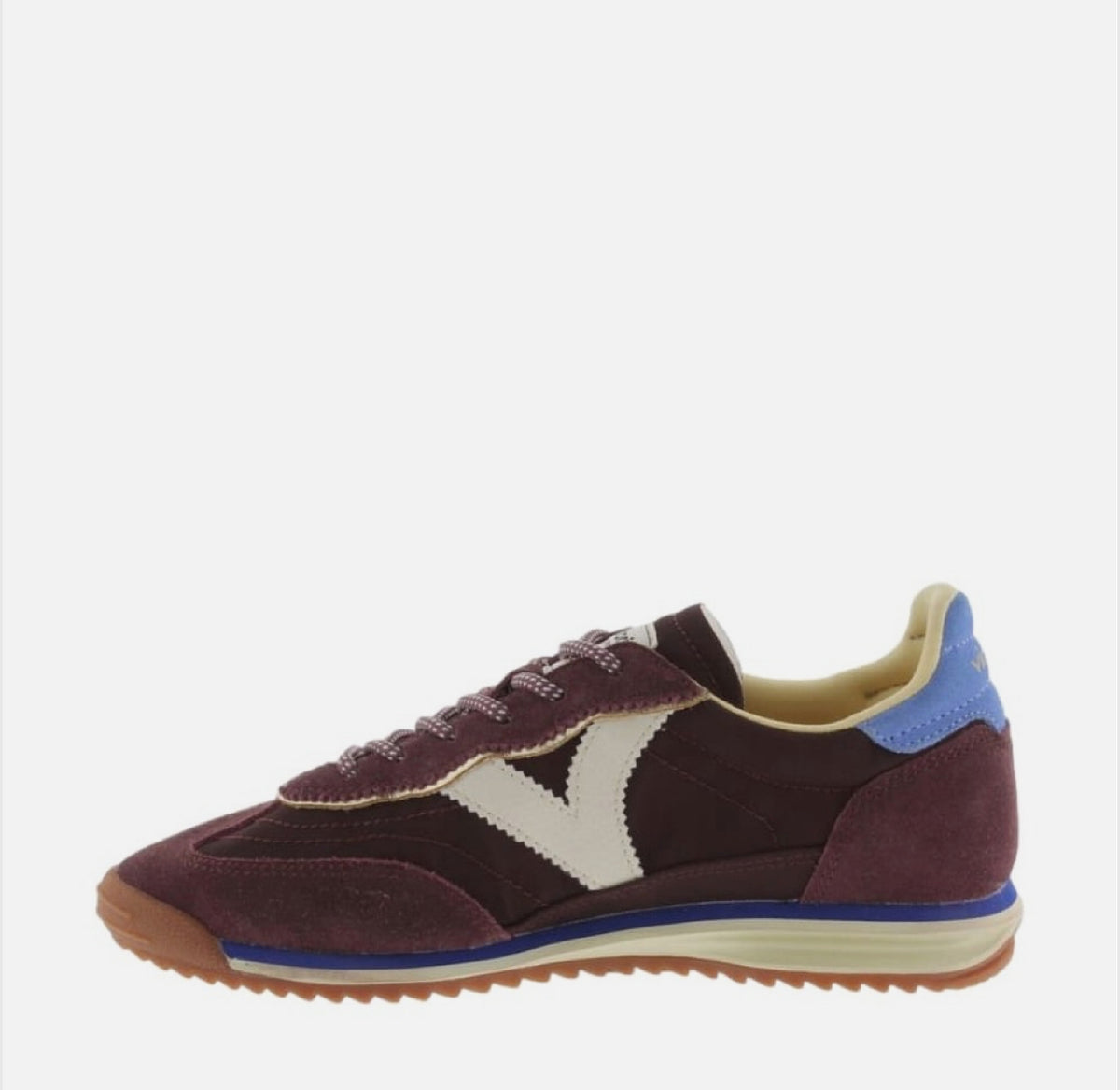 Victoria- 1 158101 Burgundy Retro Trainer