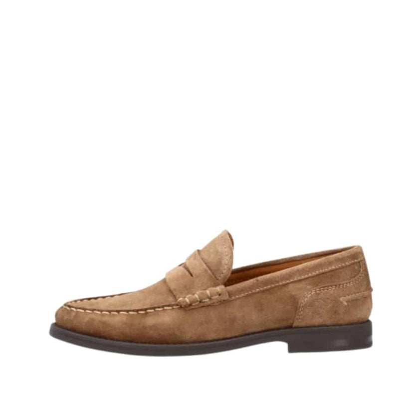 Shoe Design Copenhagen - Taupe Suede Loafer