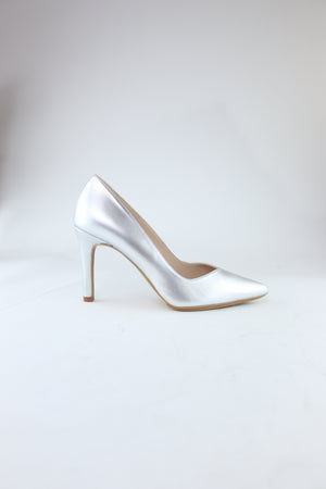 Lodi - Rabot Silver Leather Court Shoe