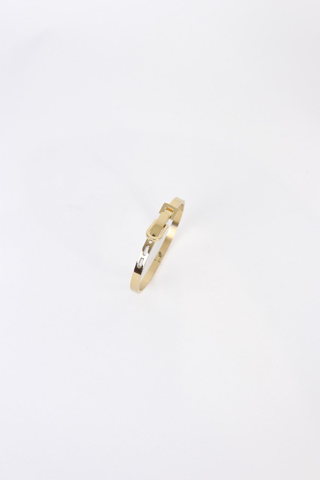 Karen Sampson - J11660 Gold Buckle Bracelet