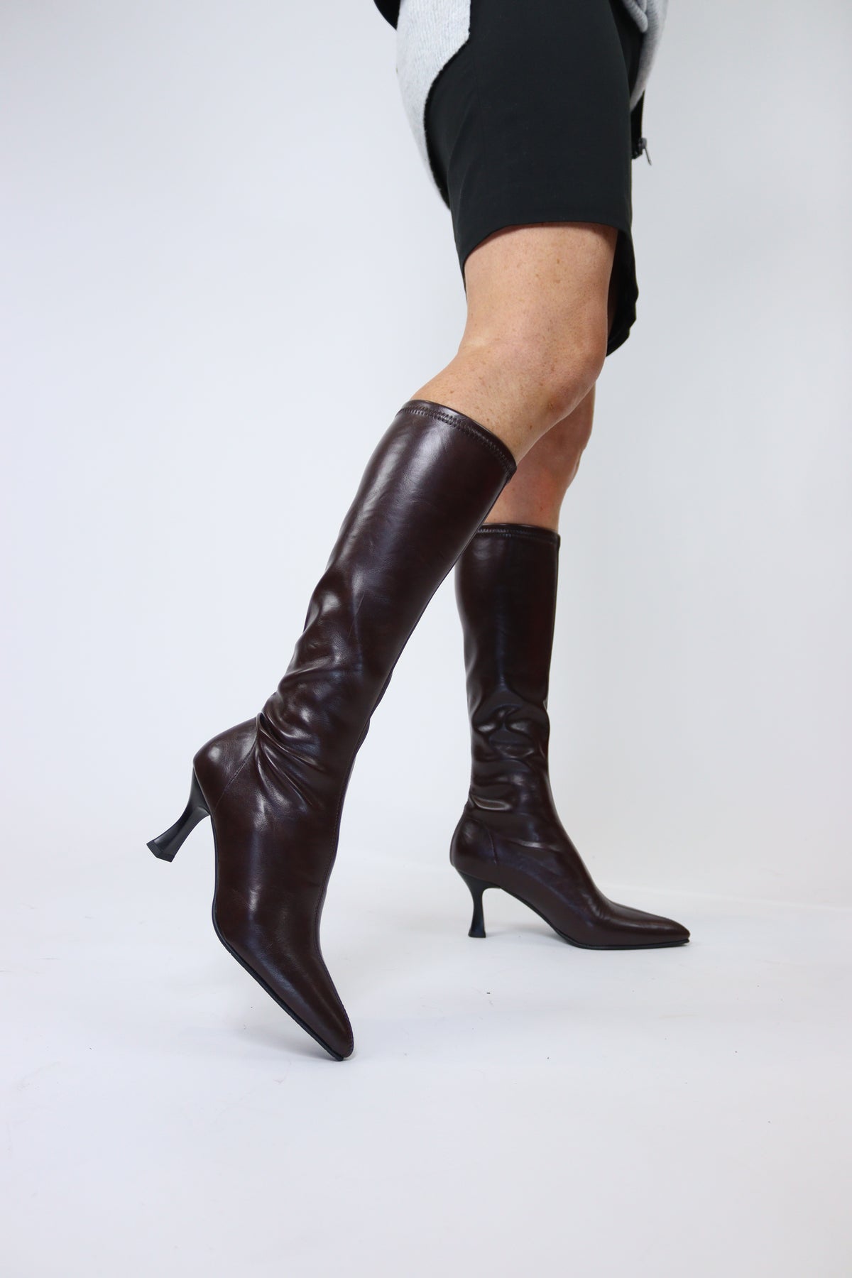Miss Elastic - 78041 Brown Knee High