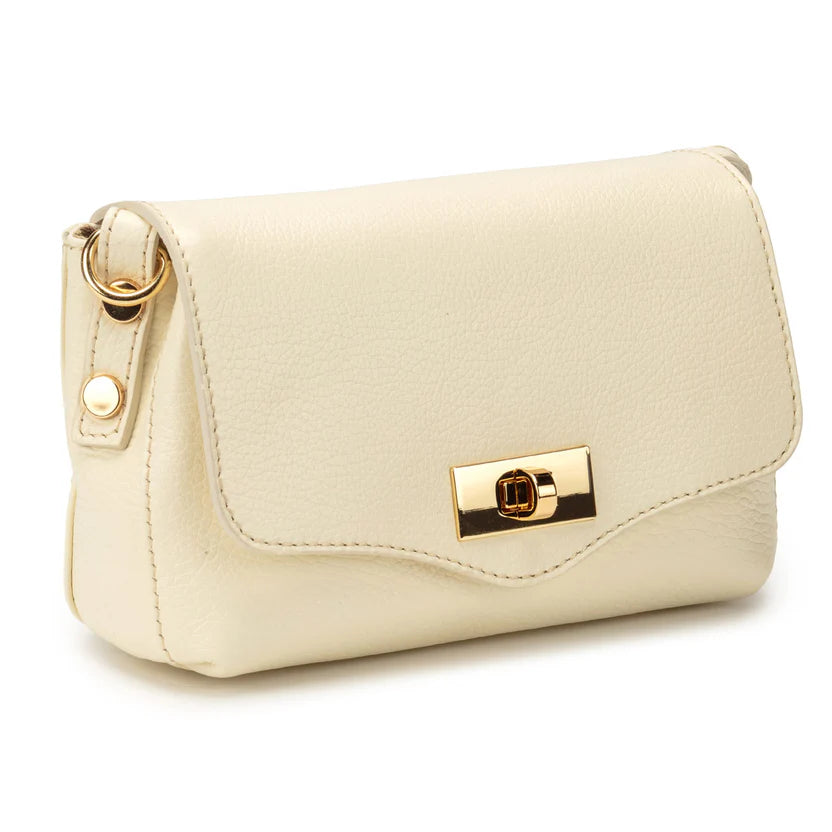Elie Beaumont - Twist Ivory Crossbody