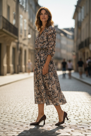 Lodi - Genius Brown Court Shoe
