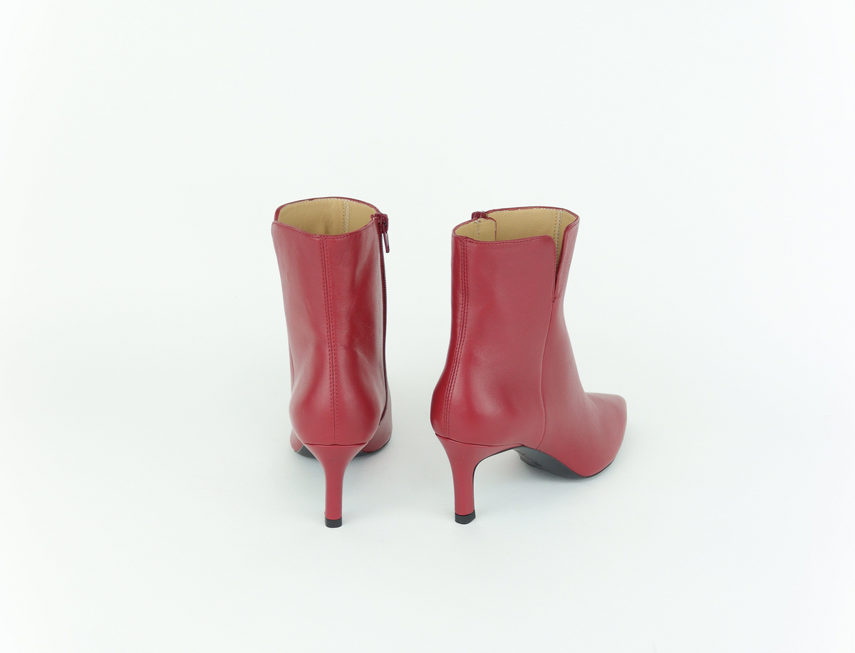 Unisa - Loroya Red Kitten Heel Boot