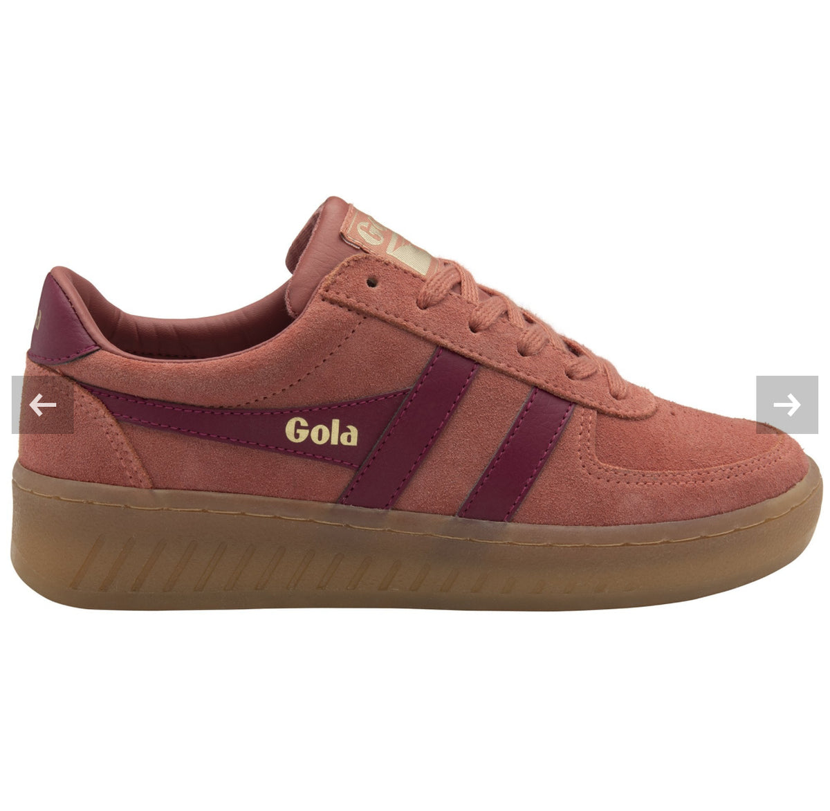 Gola - Pink Grandslam Suede Trainer