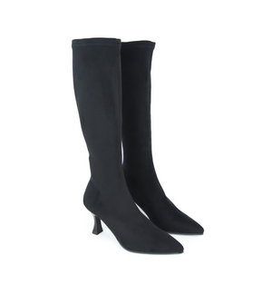 Miss Elastic - 78041 Black Sock Knee High
