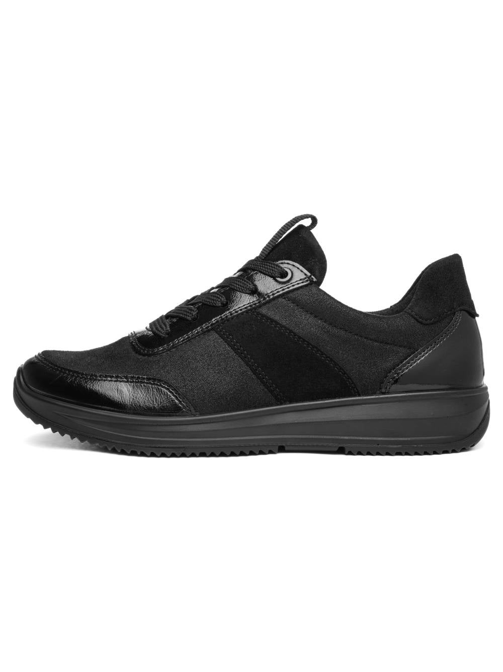 Ara - Osaka 25532 Black Stretch Trainer