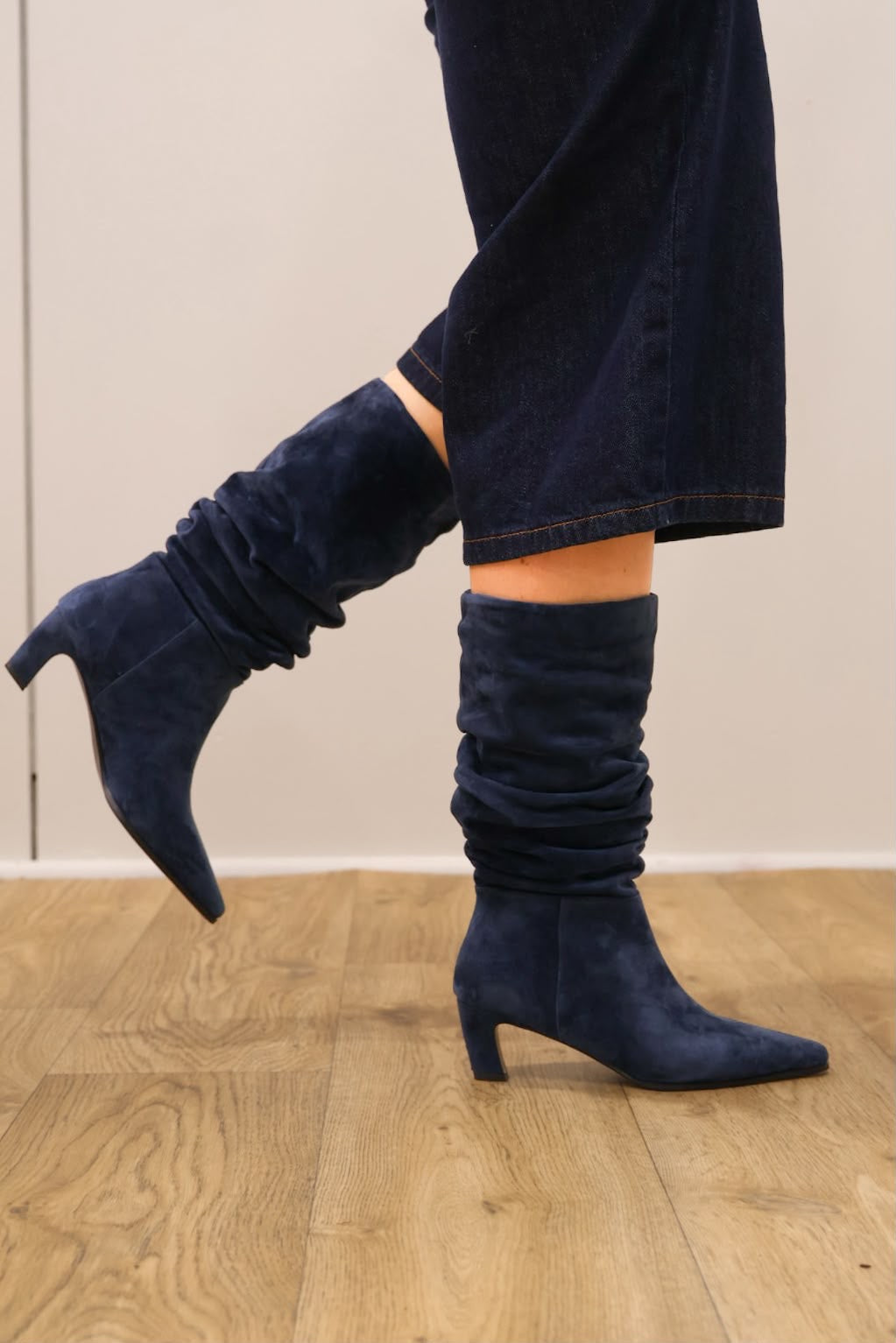 Lodi - A-Lee Navy Slouch Boot