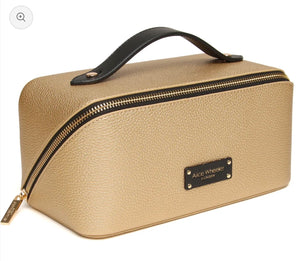 Alice Wheeler - Gold Make Up Bag