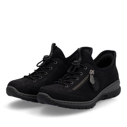 Rieker - L32F1 Black Slip On Trainer