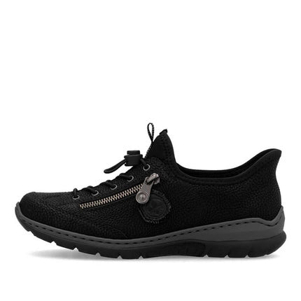 Rieker - L32F1 Black Slip On Trainer