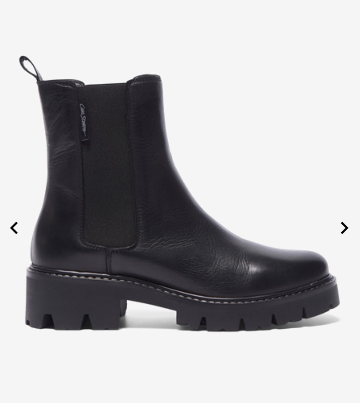 Carl Scarpa - Solette Black Chelsea Boot