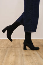 Xti - 146387 Black Sock Knee High Boot