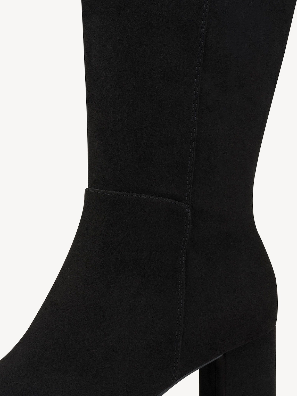 Marco Tozzi - 85502 Black Suede Knee High Boot