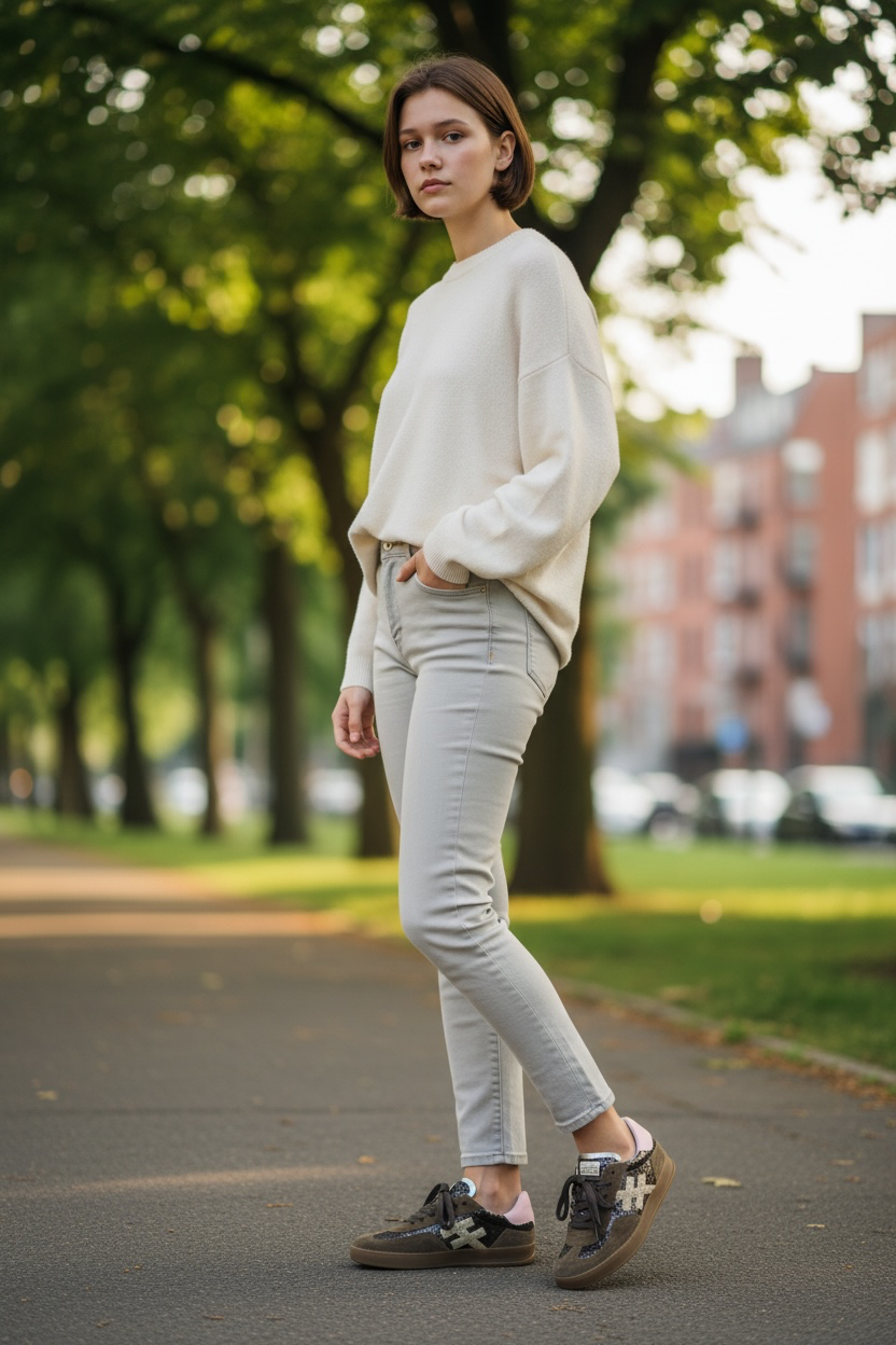 Another Trend - A032 [Tostado] Taupe Suede Trainer