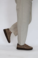 Méliné - 14SBT Taupe & Bronze Flatform