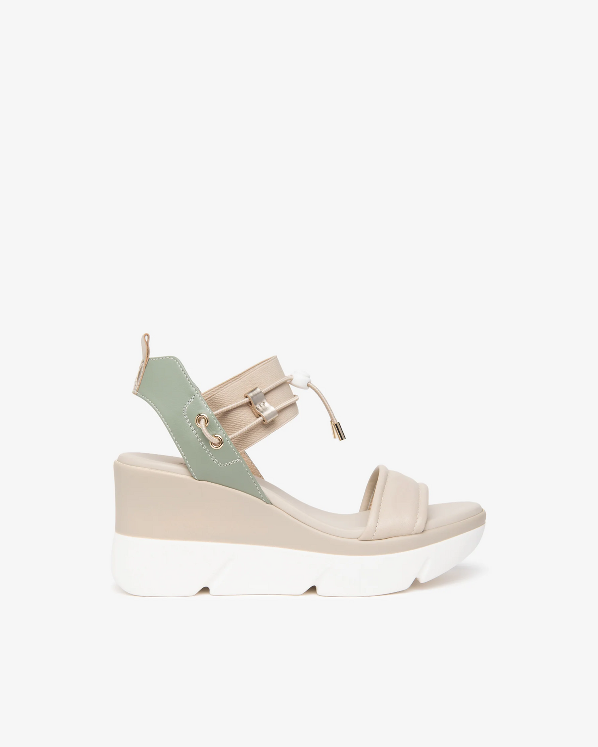 NeroGiardini - E616065D Nude Wedge Sandal