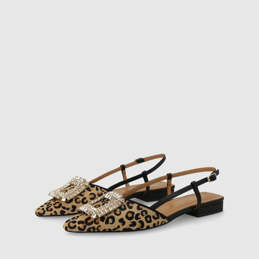 Lodi - BO5504 Leopard Slingback