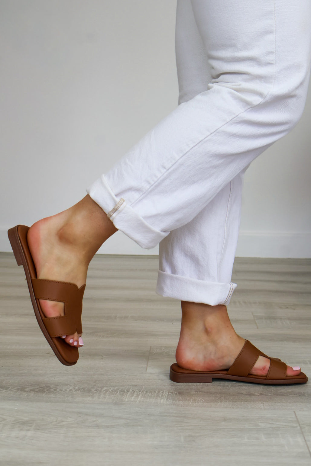 Oh My Sandals - 5580 Tan Slide
