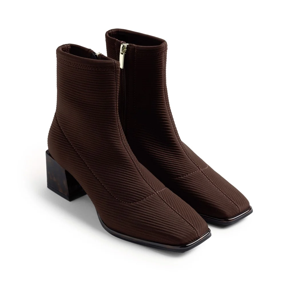 Gioseppo - 80115 Brown Sock Ankle Boot