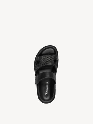 Tamaris - 27422 Black Weave Slide