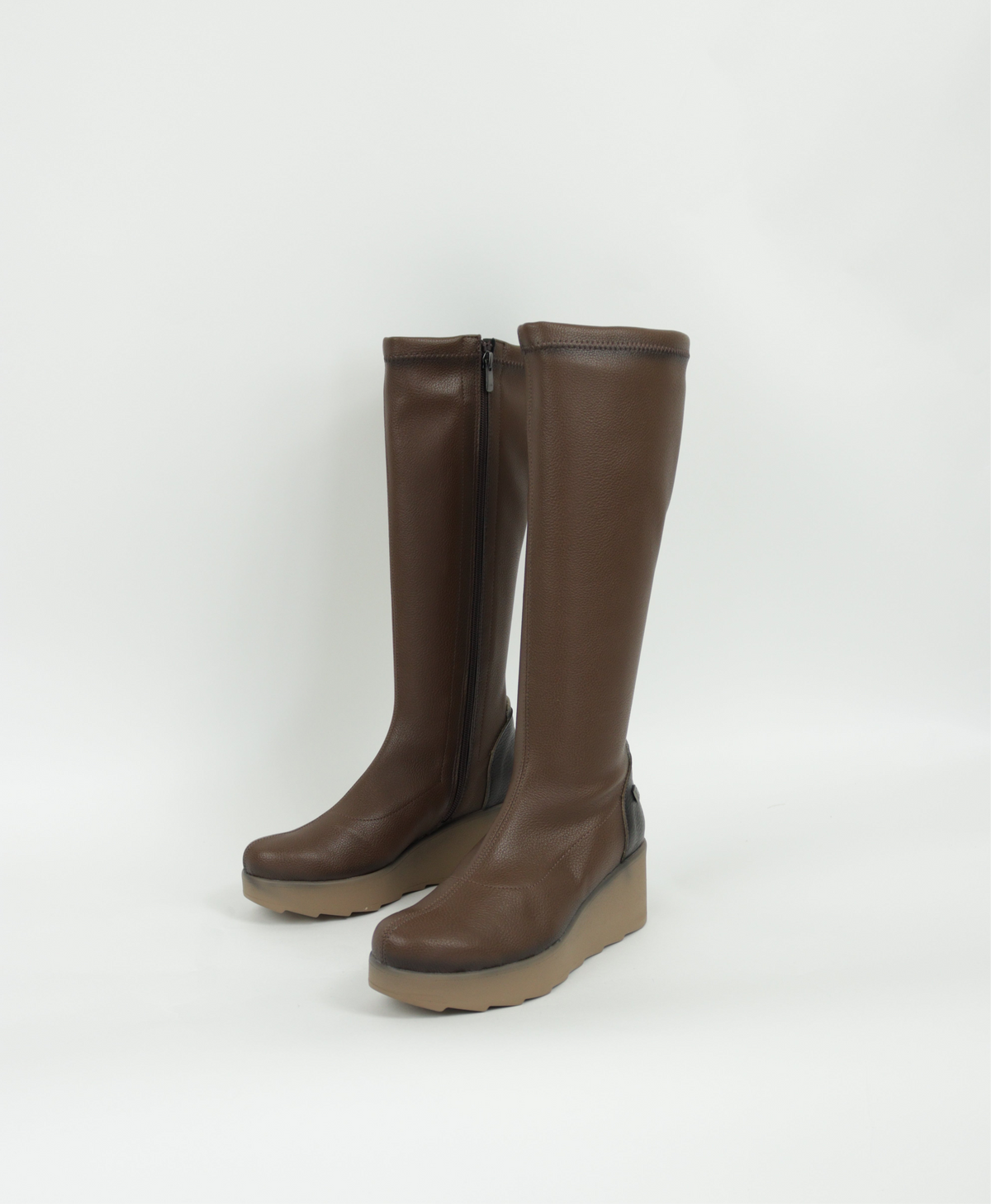 Jose Saenz - 6248 Brown Wedge Sock Boot