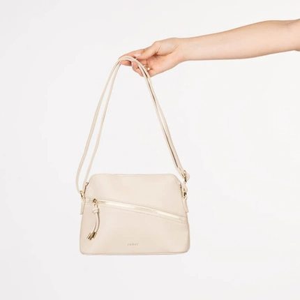 Rieker - H1031 Cream Shoulder Bag